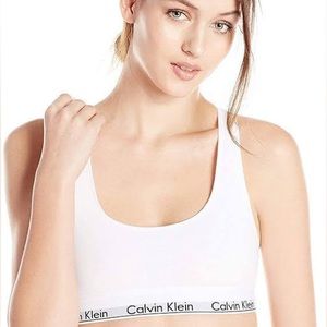 White Calvin Klein Modern Cotton Bralette NWOT